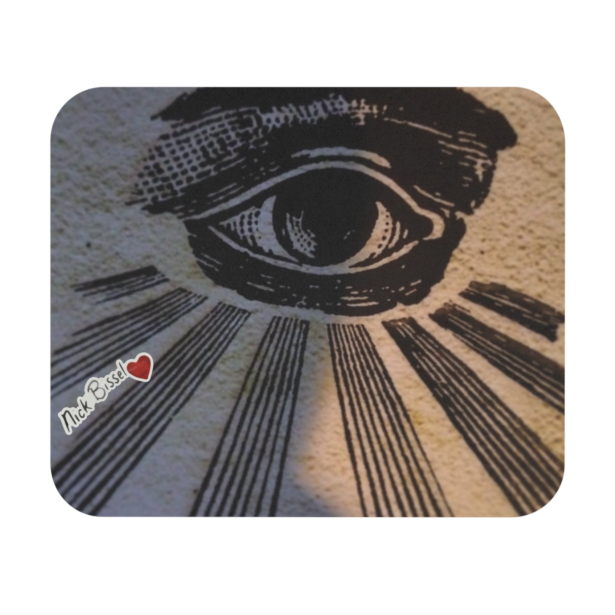 All-Seeing Eye Rectangle Mouse Pad