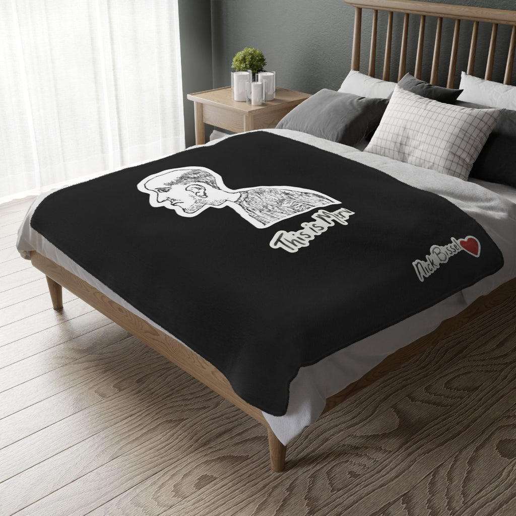 "This is Merv" Personalized Microfiber Throw