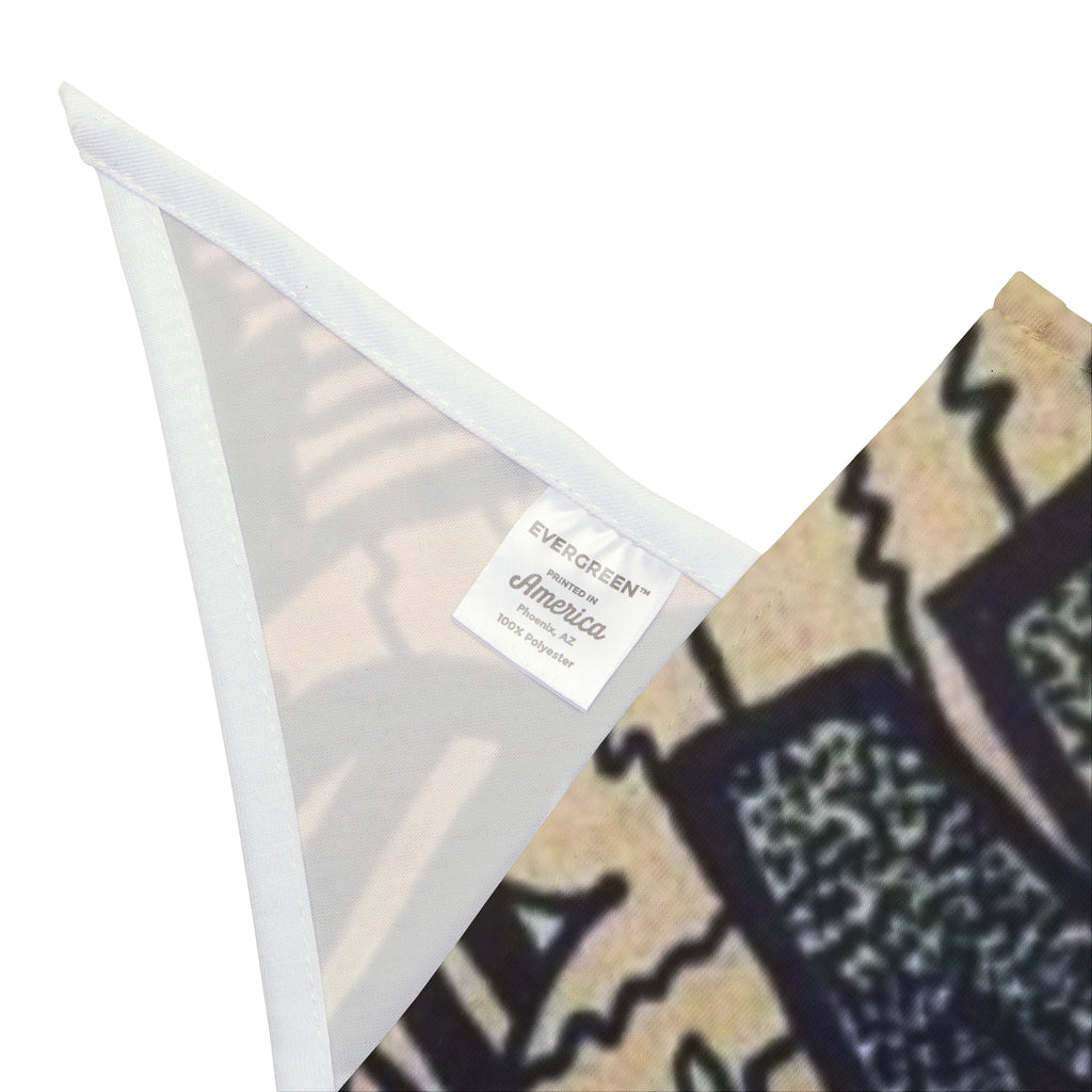 "N" Monogram Dog Scarf