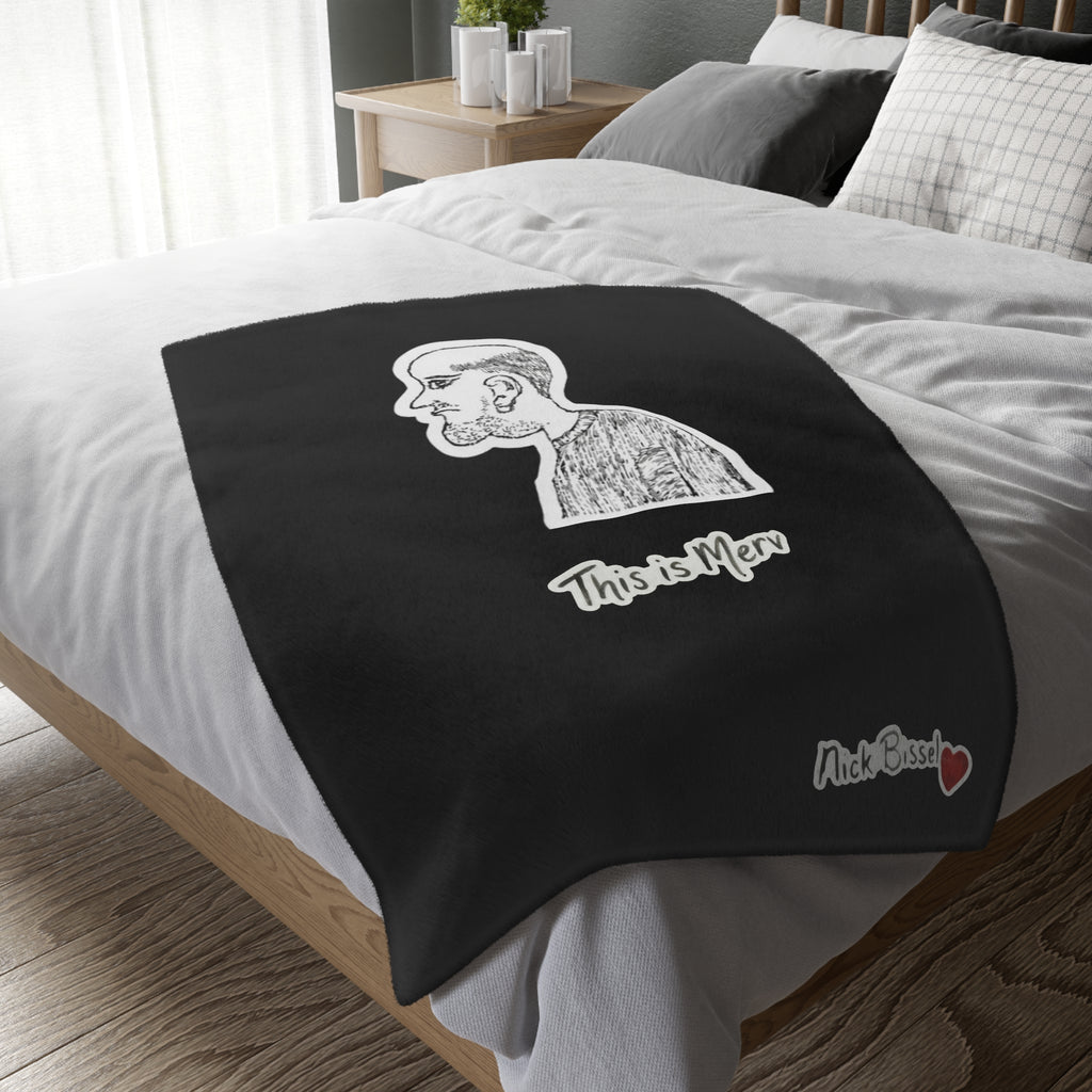 "This is Merv" Personalized Microfiber Throw