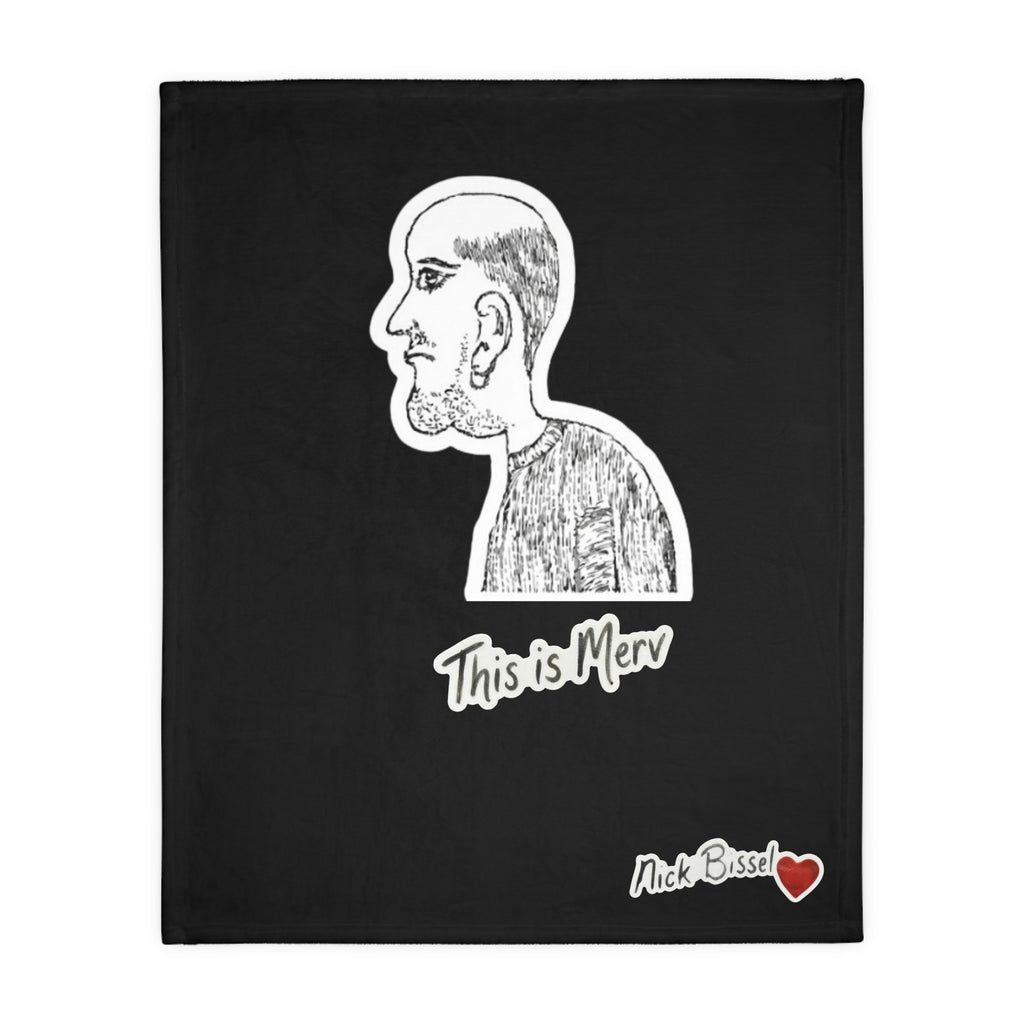 "This is Merv" Personalized Microfiber Throw