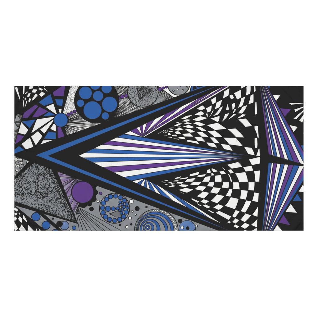 Abstract Geometric Beach Towel