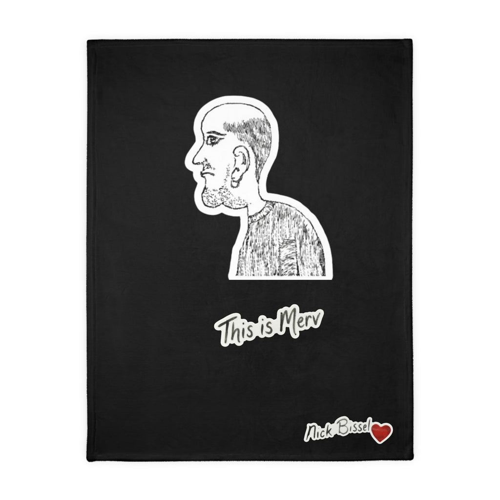 "This is Merv" Personalized Microfiber Throw