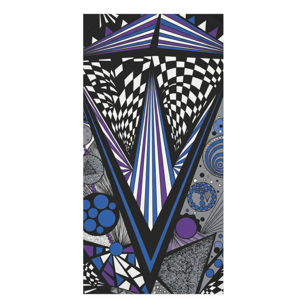 Abstract Geometric Beach Towel