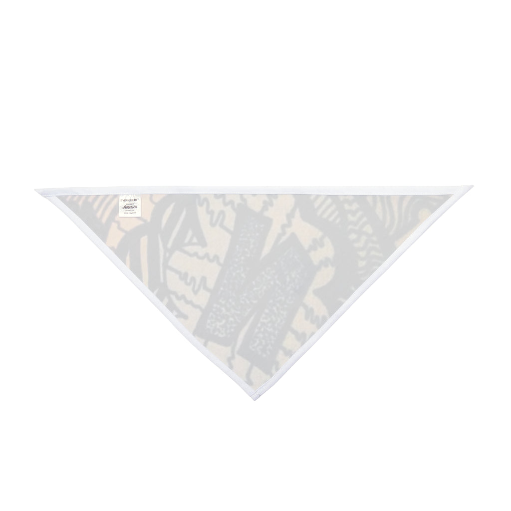 "N" Monogram Dog Scarf